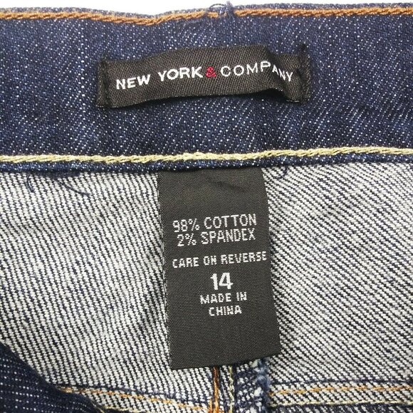 New York And Company Light Blue Ankle Jeans Size 14 (35x34) NWT Free Shipping!!! - Picture 9 of 9